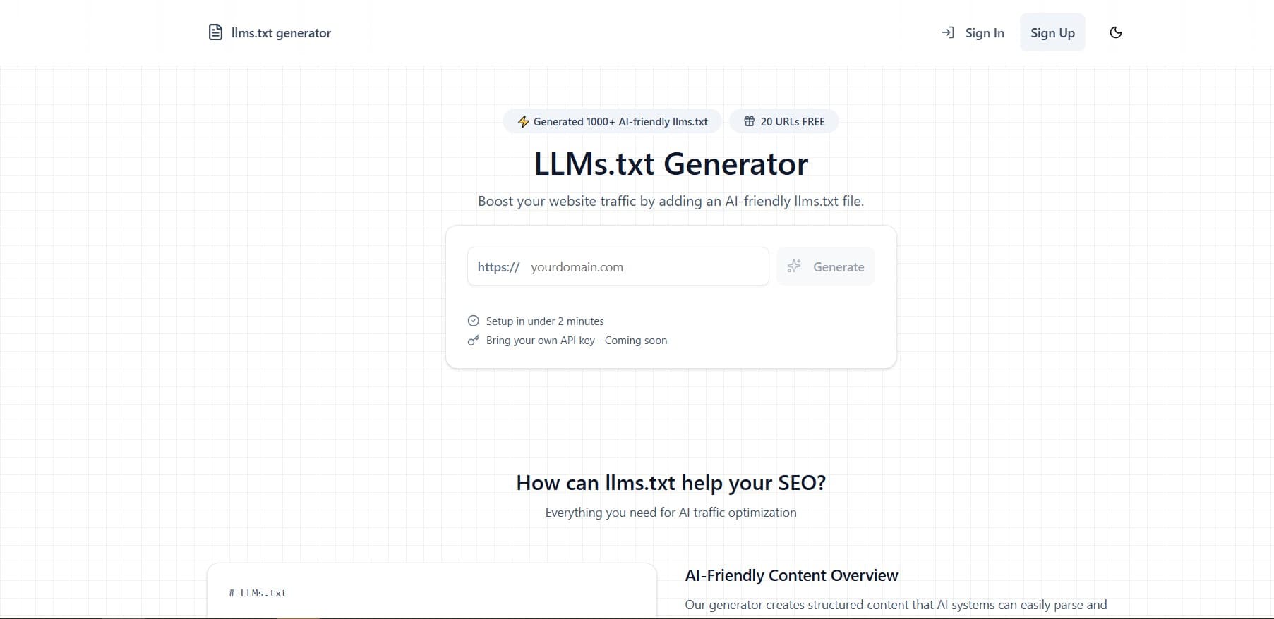LLMs Generator